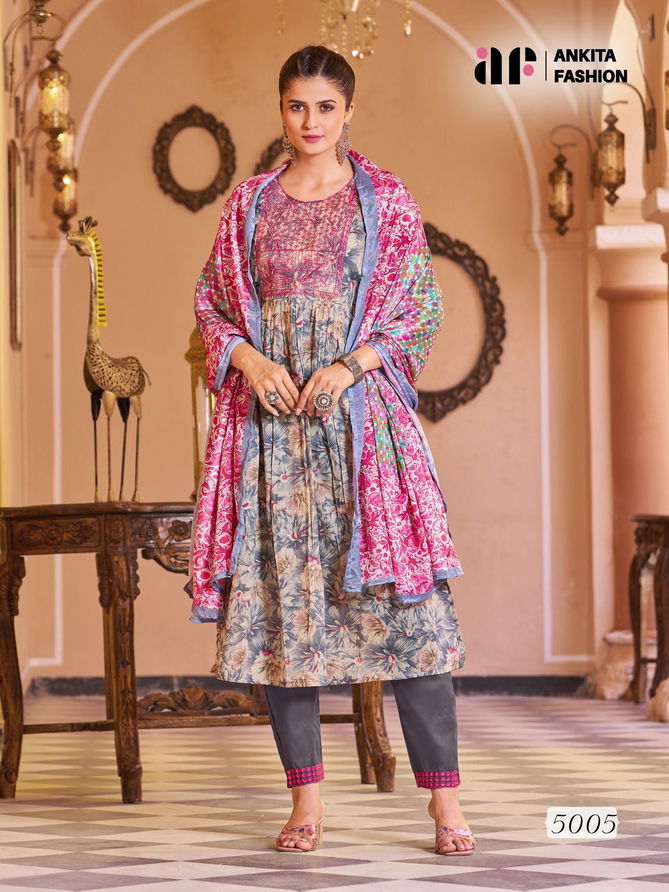 Aneri By Ankita Readymade Printed Suits Catalog